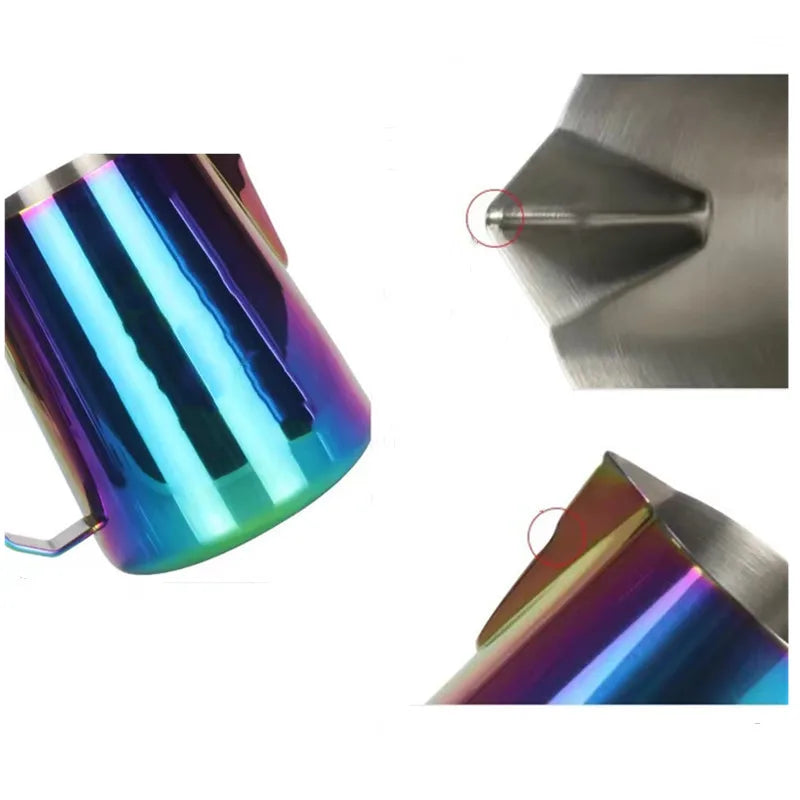 304 Stainless Steel Motta Milk Jug Frother Latte Art Cup Milk Frothing Pitcher Creamer Milk foam Maker Melkopschuimer 350/600ML