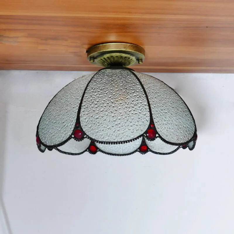 Tiffany Small Living Room Warm Bedroom Ceiling Lamp Modern Simple Living Room Lamps Creative Color Dining Room Lights