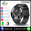 2026 New 1.85-inch ultra AMOLED smartwatch, GPS track, HD Bluetooth call; 710 mah large battery 400+ dial, suitable High end men