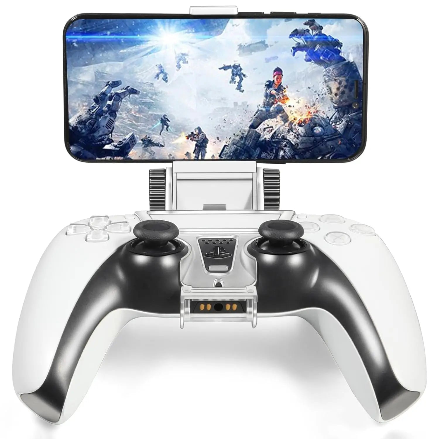 Cell Phone Clip Holder Clamp Mount Clip Stand Bracket for PlayStation 5 PS5 PS4 Wireless Controller Remote Play