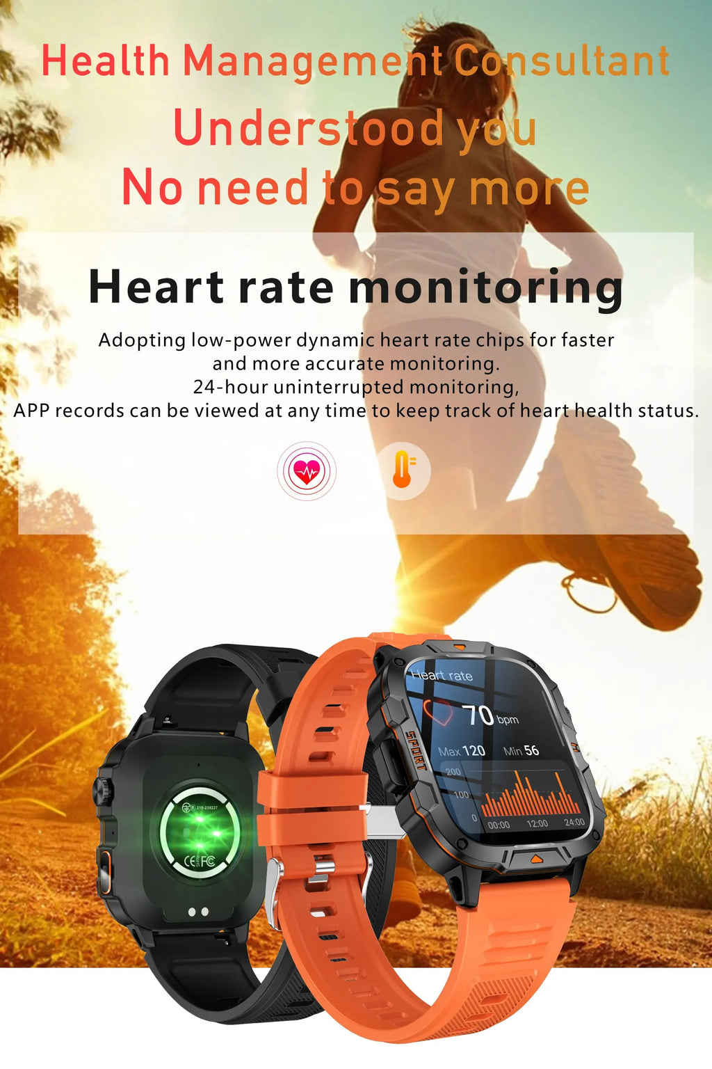 2025 For Xiaomi Original Built-in Dual-band GPS Men Smartwatch BT Call Fitness Military 5ATM IP68 Military Sport Smart Bracelet
