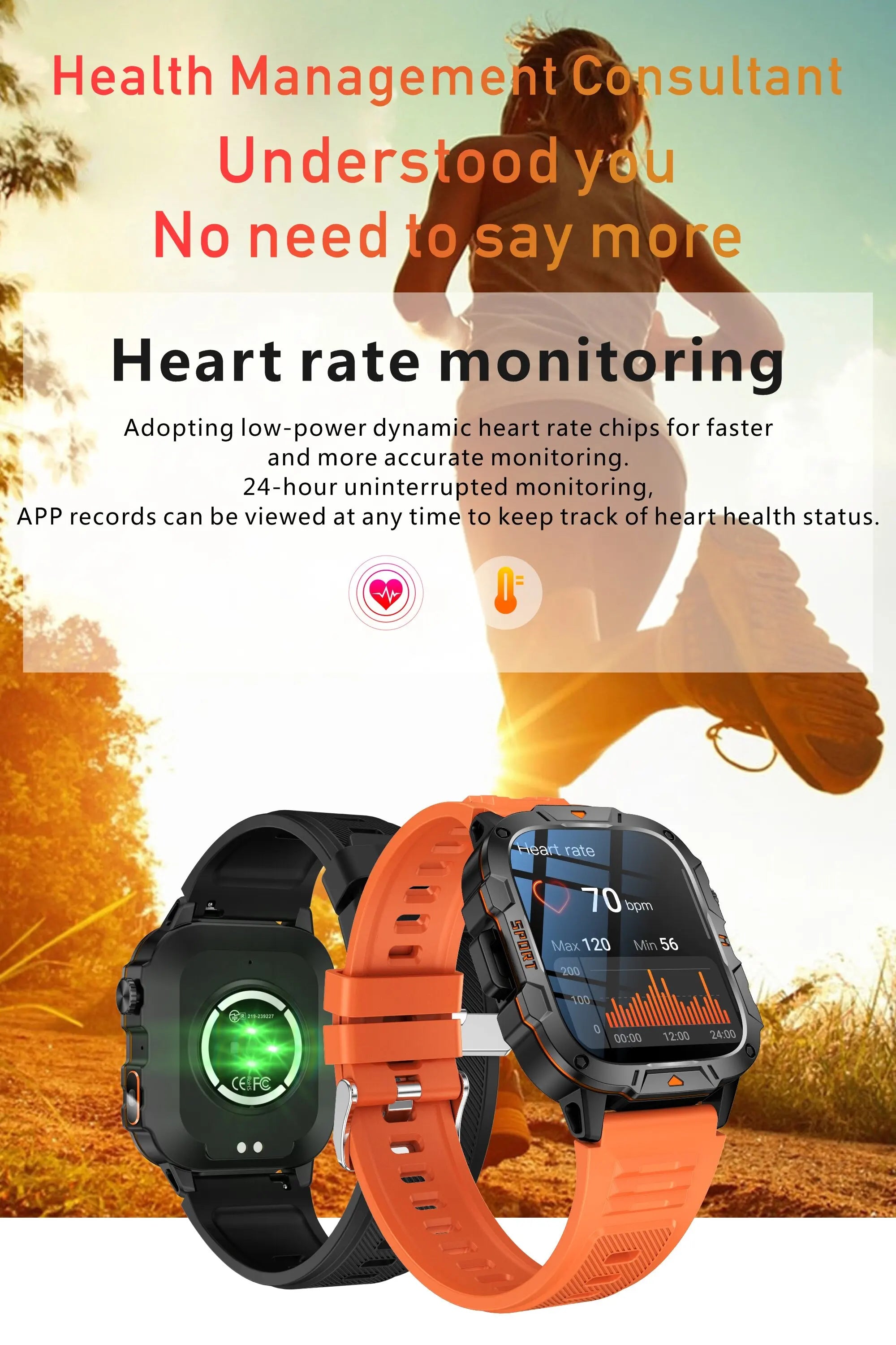 2025 For Xiaomi Original Built-in Dual-band GPS Men Smartwatch BT Call Fitness Military 5ATM IP68 Military Sport Smart Bracelet
