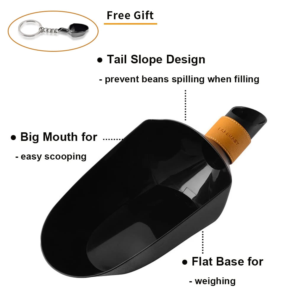 CAFEMASY Kitchen Accessories Large Container Shovel For Coffee Bean Flour Ice Cubes Capacity Measuring Tool Scoops 500g 1kg 2kg