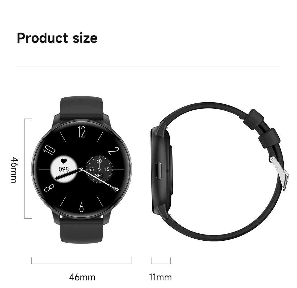 LIGE Fitness Smartwatch Voice Assistant 2026 Heart Rate Monitor Bluetooth Call IP67 Waterproof New Sports Tracker Smart Watches