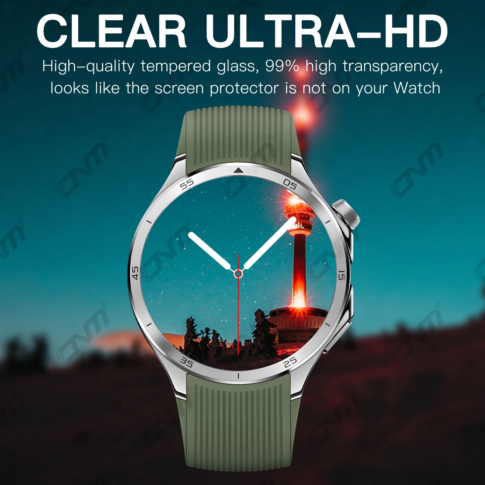 2.5D Screen Protector for OnePlus Watch 3 Tempered Glass Anti-Scratch Protection Glass Film Ultra-HD Protector Accessories
