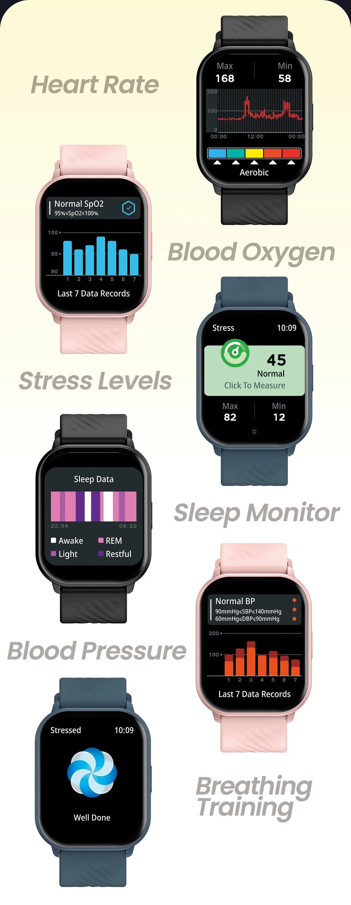 New Zeblaze GTS 3 Voice Calling Smart Watch Ultra-big 2.03'' HD Screen 24H Health Monitor 100+ Sports Modes 200+ Watch Faces