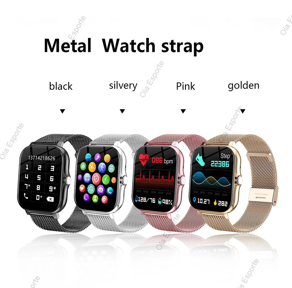 2026 New Smart Watch For Android IOS 1.83Inch Color Screen Bluetooth Call Blood Oxygen/Pressure Monitoring Smart Watch Women Men