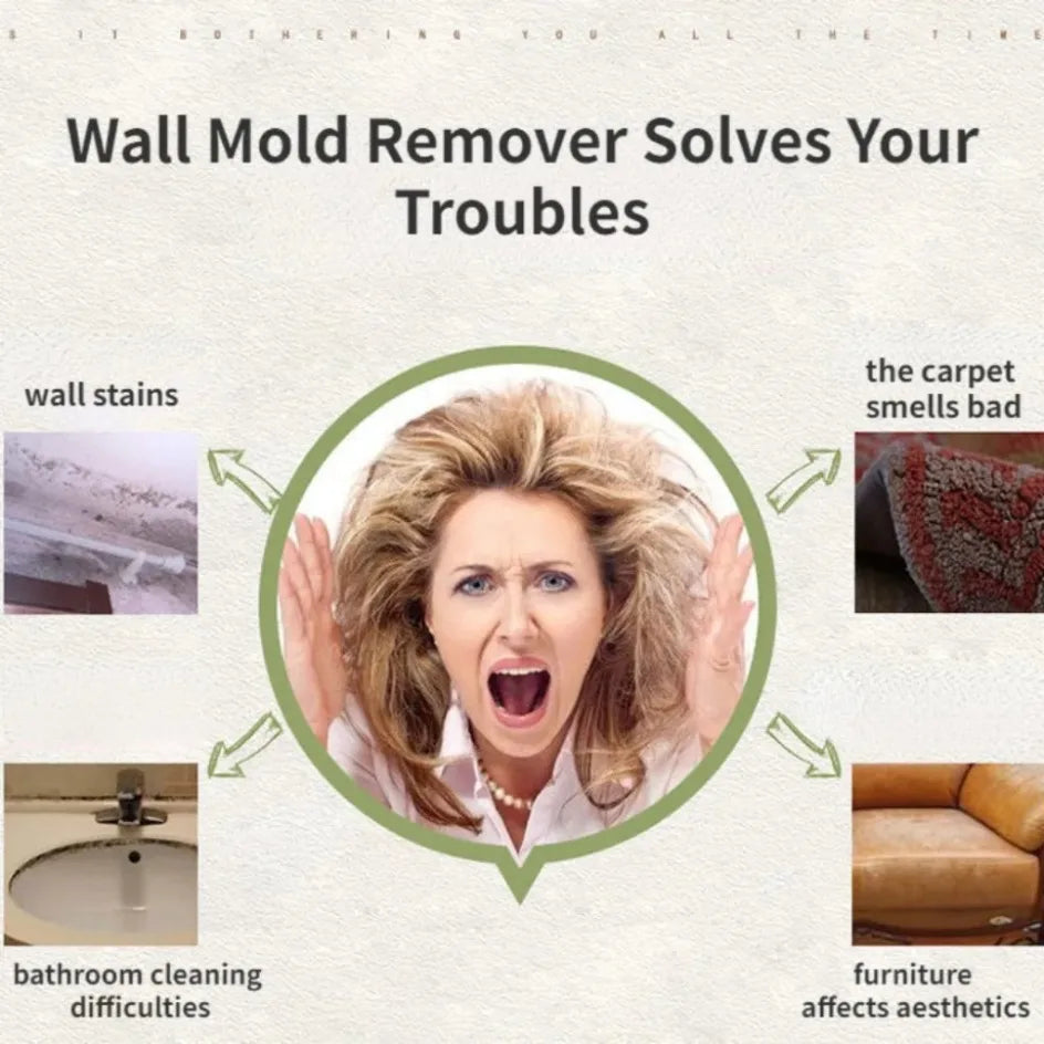Mold Remover Spray Prevent Fungus Furniture Tile Wall Stains Removal Sink Descale Antibacterial Bathroom Mildew Cleaning Agent