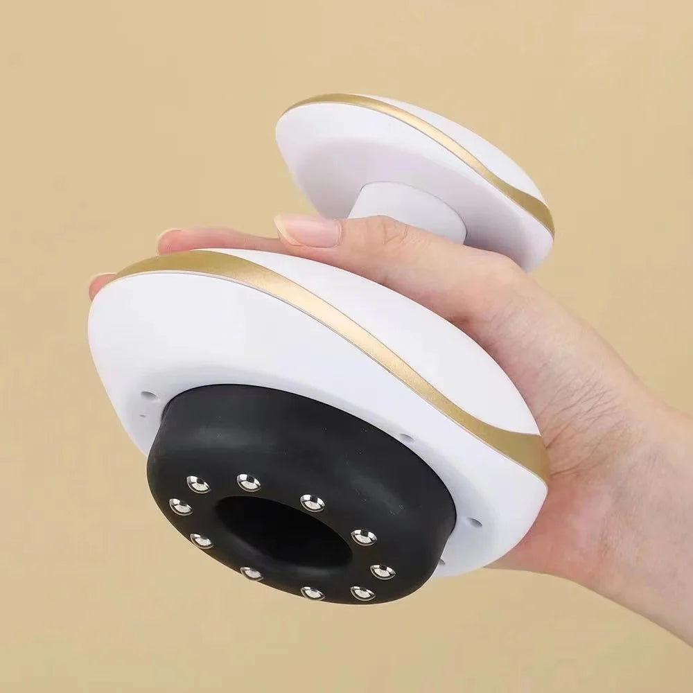 Home Electric Guasha Scraping Massage Cupping Body Massager Vacuum Cans Suction Cup Heating Fat Burner Anti-cellulite Massager