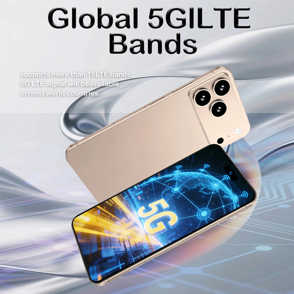 2026 Hot High Quality i17 Promax original intelligent 4G 5G dual card dual standby system global version 8000mAh battery Arrival