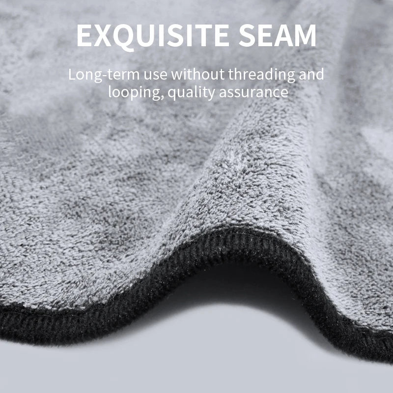 Car Emblem Wash Microfiber Towel Cotton Cleaning Drying Rag Cloth For Peugeot 3008 408 5008 508 107 208 2022 607 2008 Accessorie