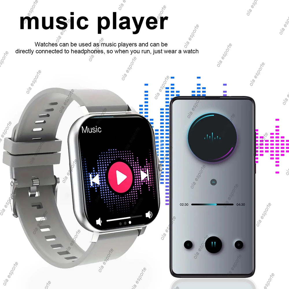 2026 New Smart Watch For Android IOS 1.83Inch Color Screen Bluetooth Call Blood Oxygen/Pressure Monitoring Smart Watch Women Men