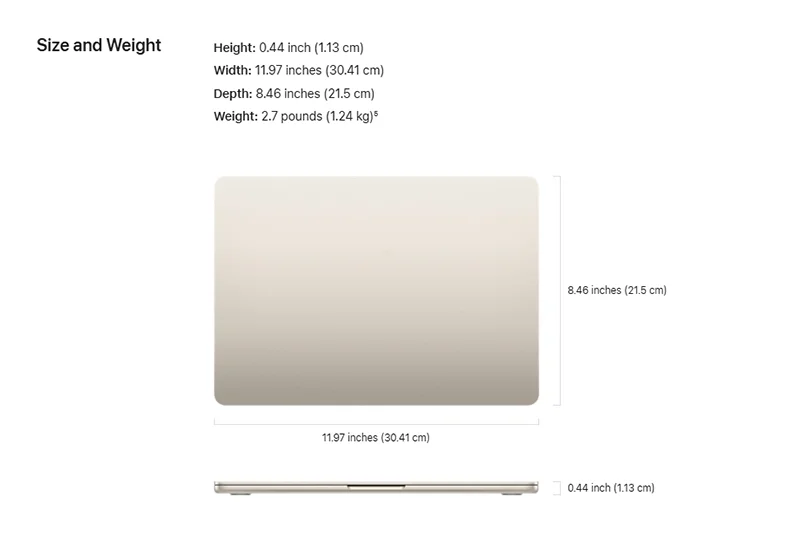2024 MacBook AIR M3 15 Inch 8-core CPU 10-core GPU 256G/512G/1T/2T/4TSSD 16G/32G/64G RAM Notebooks Laptop.