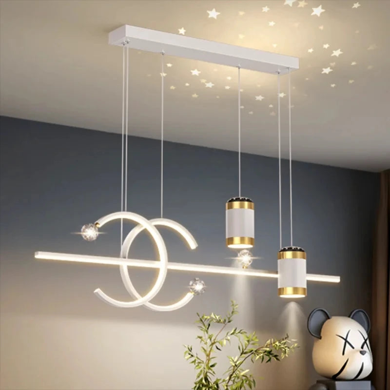 LED Nordic restaurant pendant light dining table light modern minimalist bar coffee shop pendant light home indoor lighting