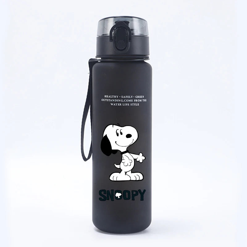 Cute Snoopys 650ml Large Capacity Water Cups Anime Cartoon Printed Fashion Cup Students Portable Sports Water Bottle Kids Gifts