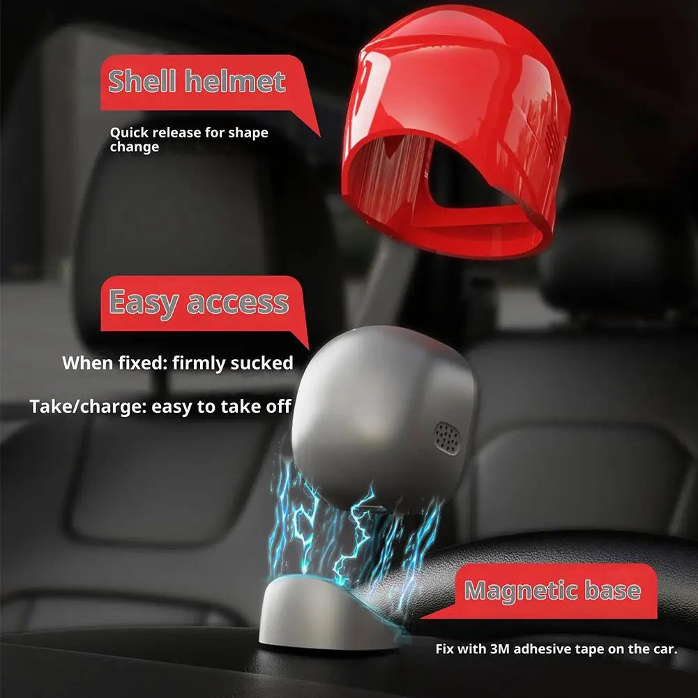 NEW Mangogo Intelligent Car Mounted Electronic Pet Ornaments With Facia Expressions Trendy Vehicle Companion Decorations Fo N1R7