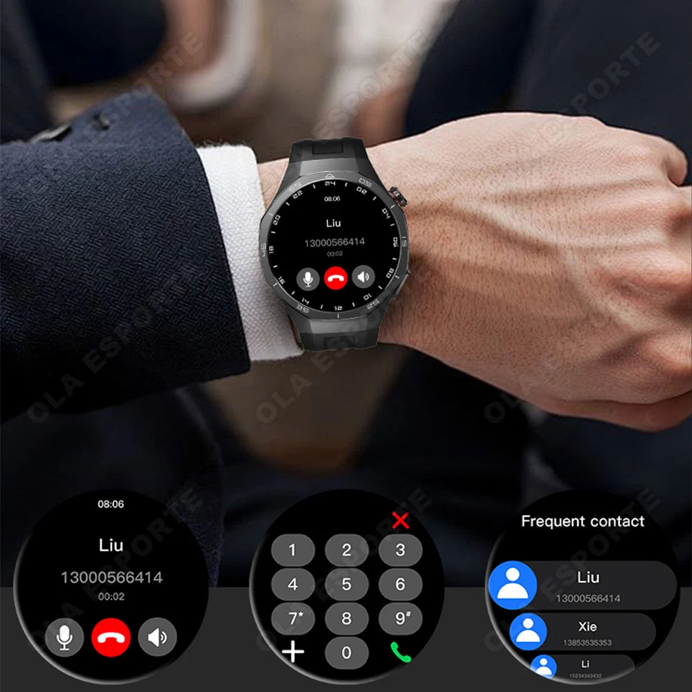 2026 New Watch5 PRO Smart Watch Men AMOLED HD Screen Sports Fitness Waterproof Watch Heart Rate Bluetooth Call Smartwatch HW12