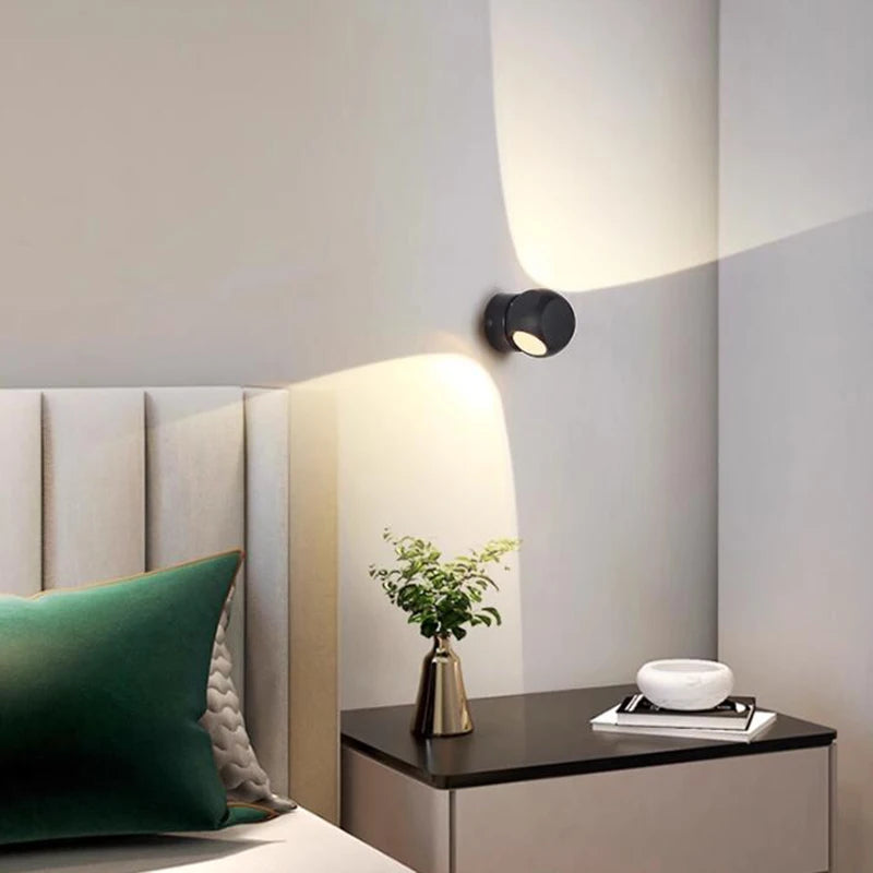 Minimalist Hallway Decor Background Wall Lamps Bedroom Bedside Wall Lights Washing Wall Sconce Up and Down Luminescence Lights
