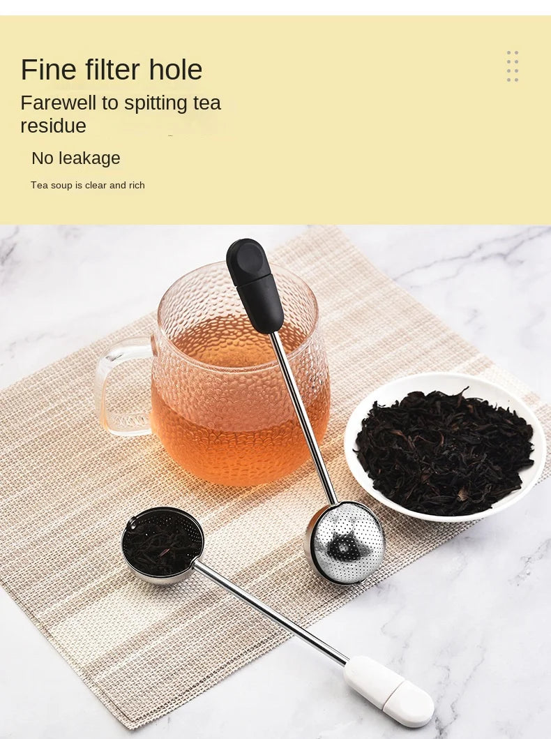 304 stainless steel tea leak creative rotating spherical tea filter tea filter tea set accessories