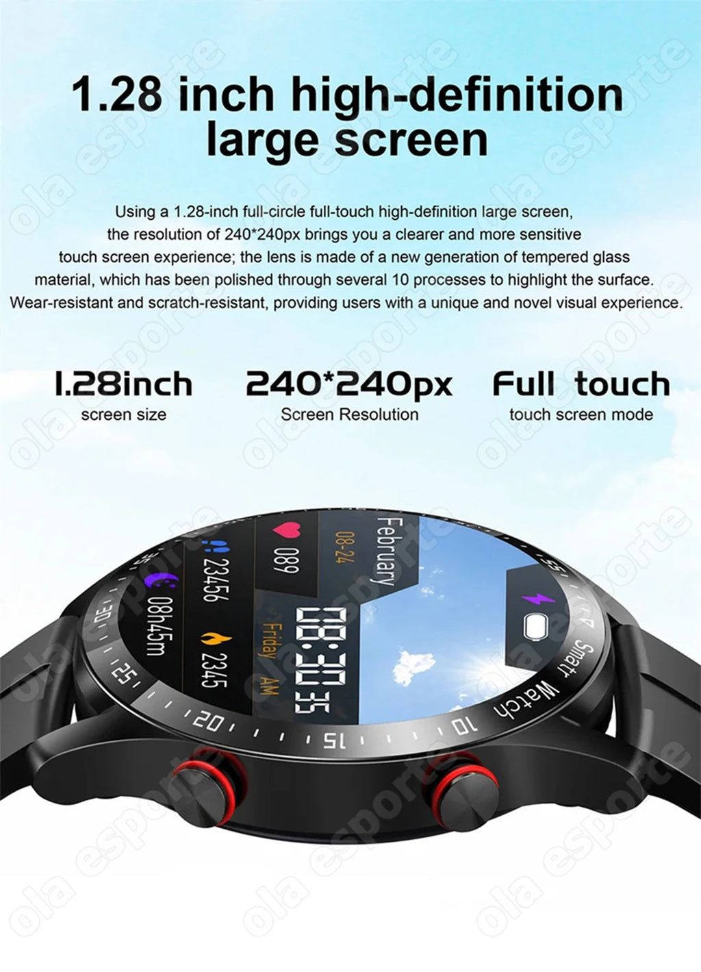 ECG+PPG Bluetooth Call Smart Watch Men Laser Health Blood Pressure Fitnes Sports Watches Man Sports Waterproof Smartwatch+Box