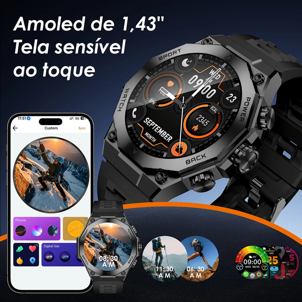 AURAFIT Free shipping Deportes ENERGY 2 SmartWatch Inhaled Llamades Información Recordator Hombres y Mujeres impermeable