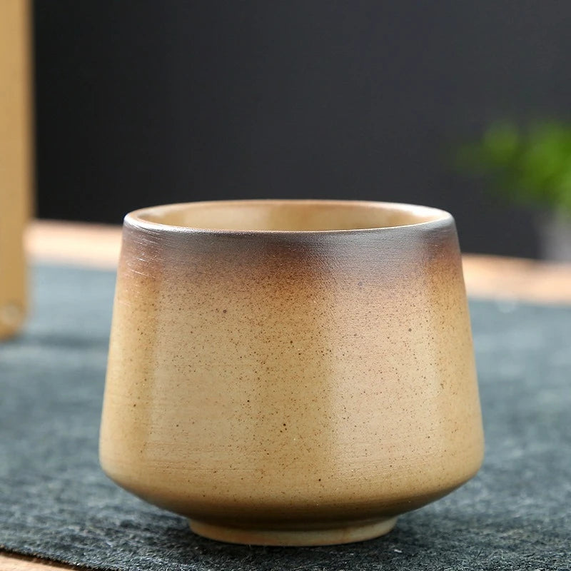 Laysda Vintage Coffee Mug 200ml ceramics Tea cup Japanese-style cafes Drinkware Stoneware Espresso for Restaurants Hotels