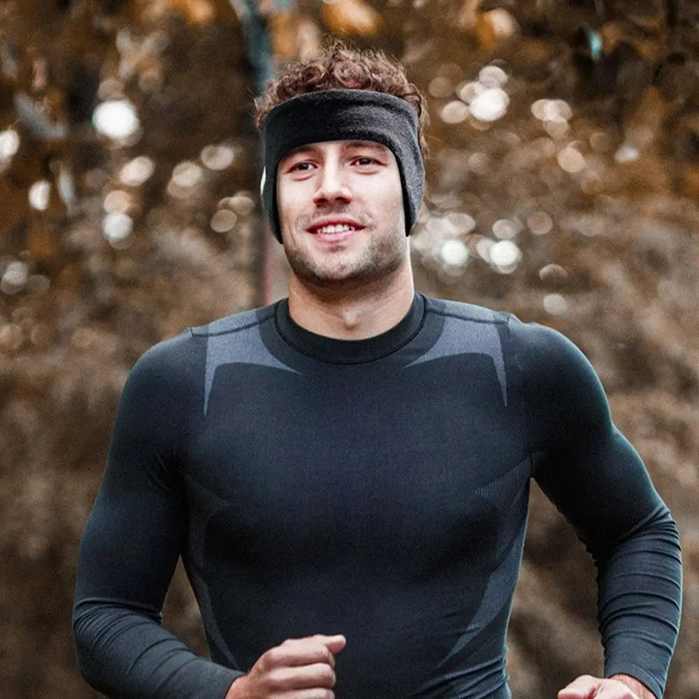 Winter Warm Earmuffs Anti Cold Knitted Plush Headband Ear Covers Outdoor Cycling Ski Running Thermal Soft Unisex Ear Warmers