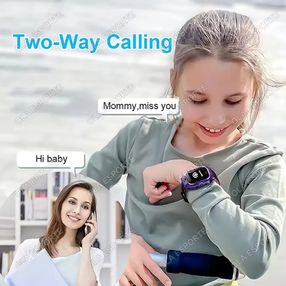 New Kids Smart Watch GPS SOS IP68 Waterproof Smartwatch Clock 4G Video Call Phone SIM Card Location Tracker Children Wristwatch