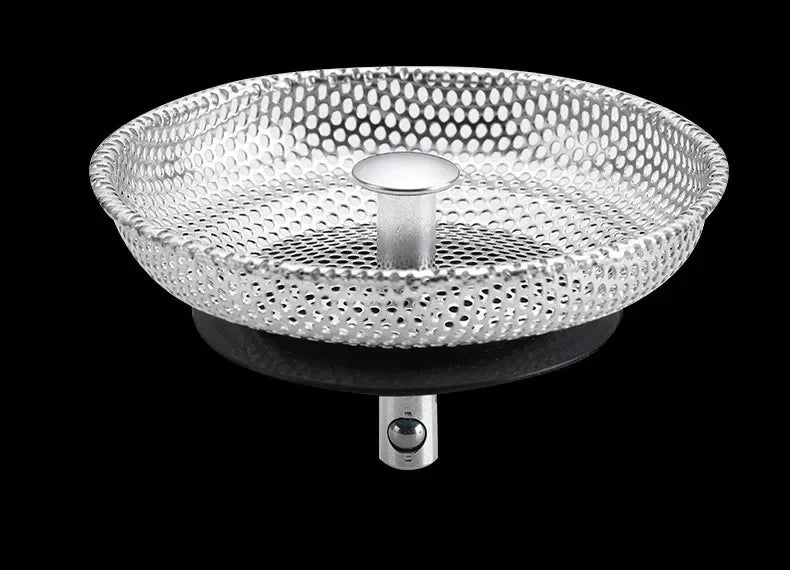 Waste Plug Kitchen Sink Strainer Replacement Basin Drain Filter Stainless Steel Shower Hair Catcher for Bathroom Accessories