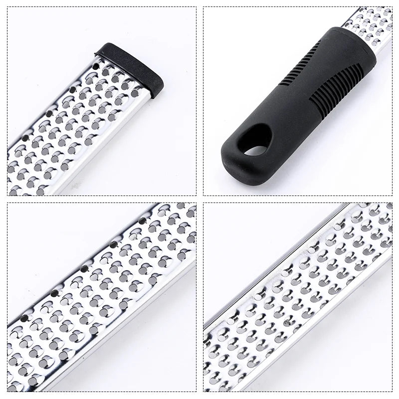 DU High Quality Stainless Steel Peel Lemon Cheese Vegetable Manual Grater Peeler Sharp Blade Choppable Cheese Kitchen Tools