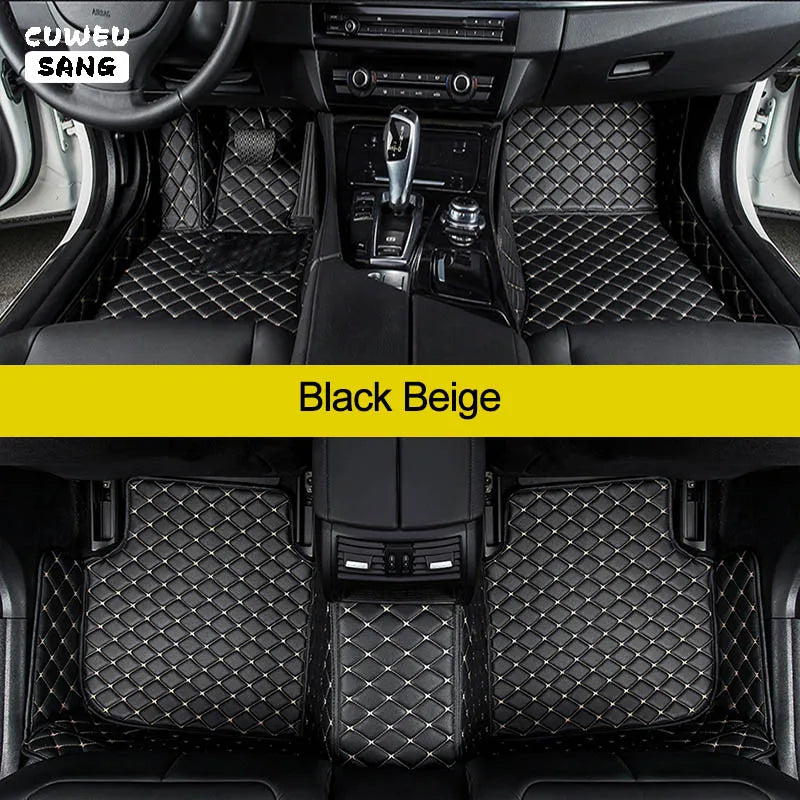 CUWEUSANG Custom Car Floor Mats For Peugeot 301 Auto Carpets Foot Coche Accessorie
