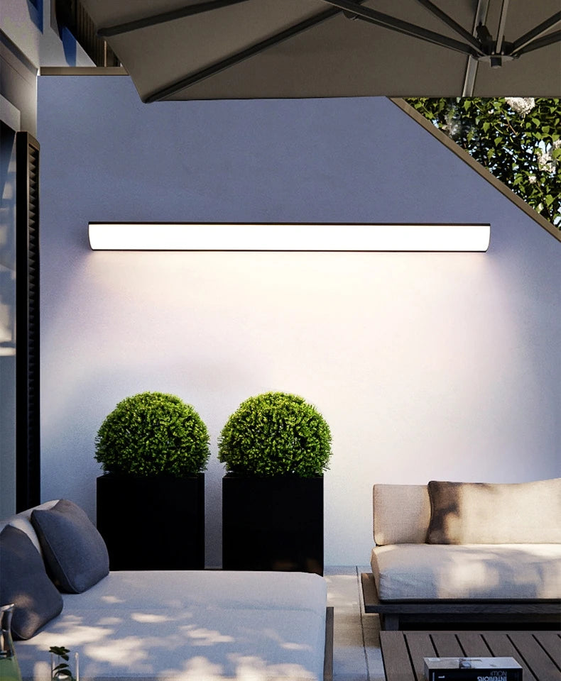 LED waterproof wall lamp IP65 waterproof outdoor wall washing lamp villa courtyard garden door lamp external wall lamp lighting