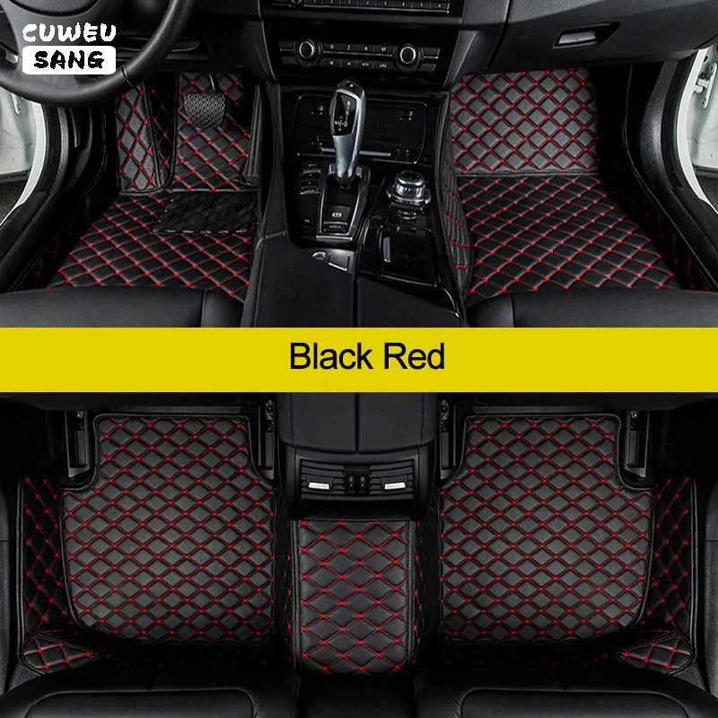 CUWEUSANG Custom Car Floor Mats For Peugeot 301 Auto Carpets Foot Coche Accessorie
