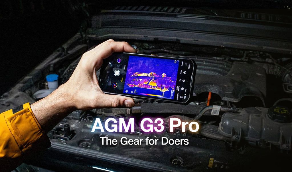 AGM G3 PRO 5G Rugged Phone 512GB ROM +24(12+12)GB RAM Thermal Imaging Camera Smartphone Android15 Fast Charge  Wireless Charging