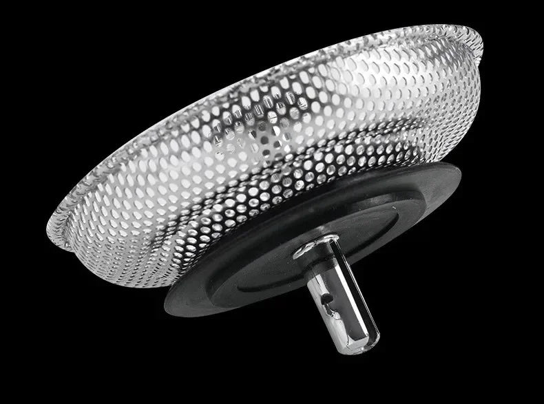 Waste Plug Kitchen Sink Strainer Replacement Basin Drain Filter Stainless Steel Shower Hair Catcher for Bathroom Accessories