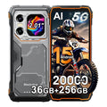 Blackview XPLORE 1 Rugged Smartphone, 5G Waterproof Outdoor Smartphone Android 15, 6.78'' 2.4K Display, 256GB/512GB, 20000mAh
