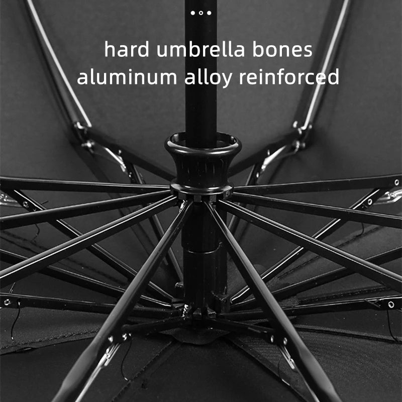 Automatic Umbrella with Reflective Stripe Reverse Led Light Umbrella For BYD ATTO 3 Yuan Qin Han TANG Plus DM-i Dolphin