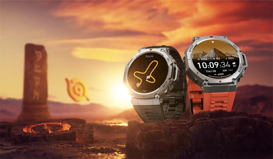 LIGE 2026 GPS Luxury Military Smart Watch 500mAh Men Health Monitor Fitness Clock Sports 5ATM Waterproof Smartwatch Compass New