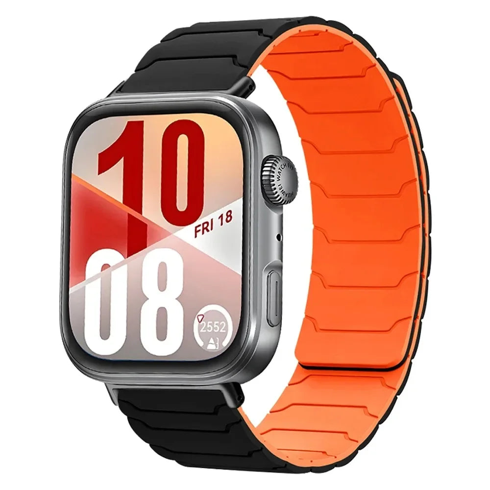 Magnetic Silicone Strap For Huawei Watch Fit 5/4/3 Sports Comfortable Replacement Wristband Huawei Watch Fit 4-5 Pro Accessories