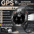 2025 New T-Rex 3 Ultra GPS Smart Watch Men 10ATM IP68 Waterproof Built-in Dual-band GNSS Compass Military Sport Smart Watch
