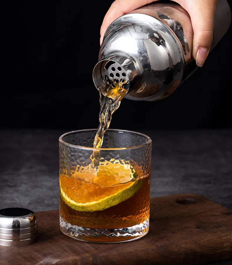 6/9pcs Stainless Steel Cocktail Shaker Bartending Tools Bartender Kit Martini Sharker Drink Mixer Set With Storage Bag