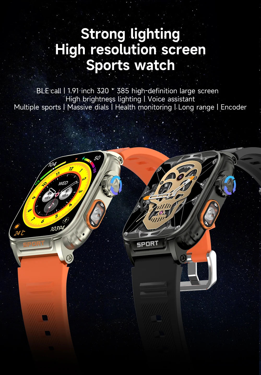 LIGE New 1.91 inch Super Ultra Watch Bluetooth Smart Call Men's Watch Tracker Blood Pressure Heart Rate Monitor Sport Smartwatch