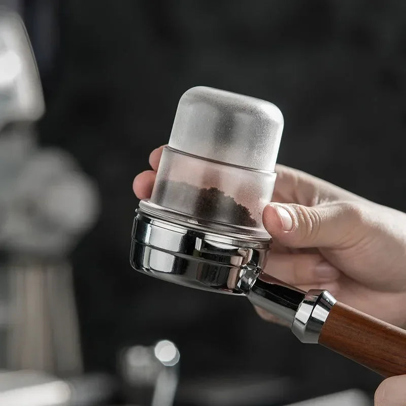 58mm Coffee Portafilter Dosing Cup Black Clear Espresso Sniffing Mug Coffee Dosing Cup Anti-flying powder Coffee Machine tools