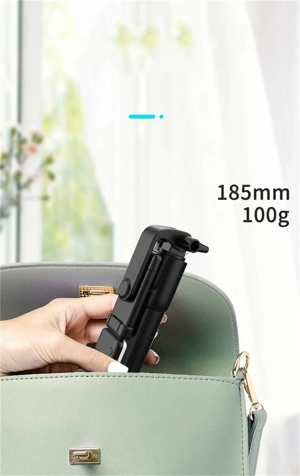 Phone Selfie Stick Tripod Bluetooth Remote Wireless Selfi Stick Phone Holder With Beauty LED Fill Light For Phone Live Streaming