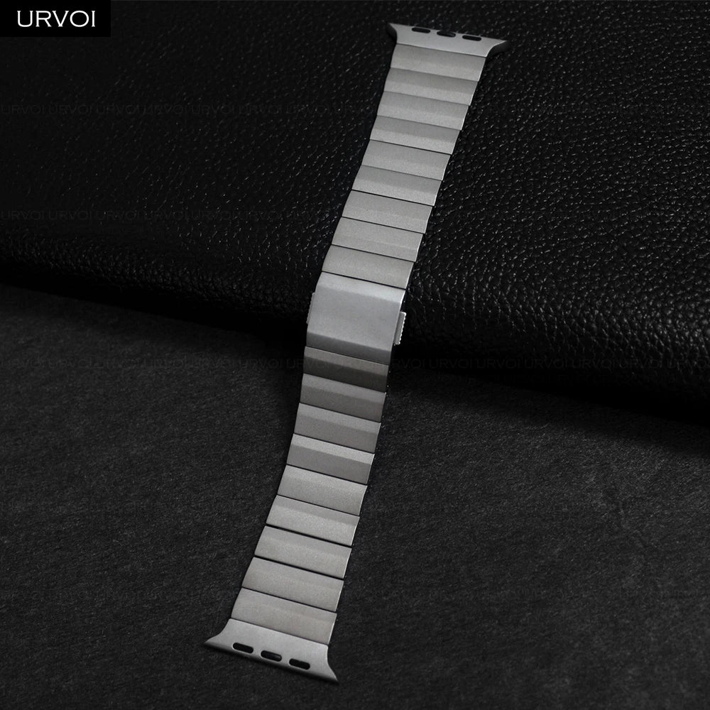 URVOI Titanium Band for Apple Watch Ultra 3 2 Series 11 10 9 8 7 6 SE strap for iWatch Magnet Closure wristband 46 49mm