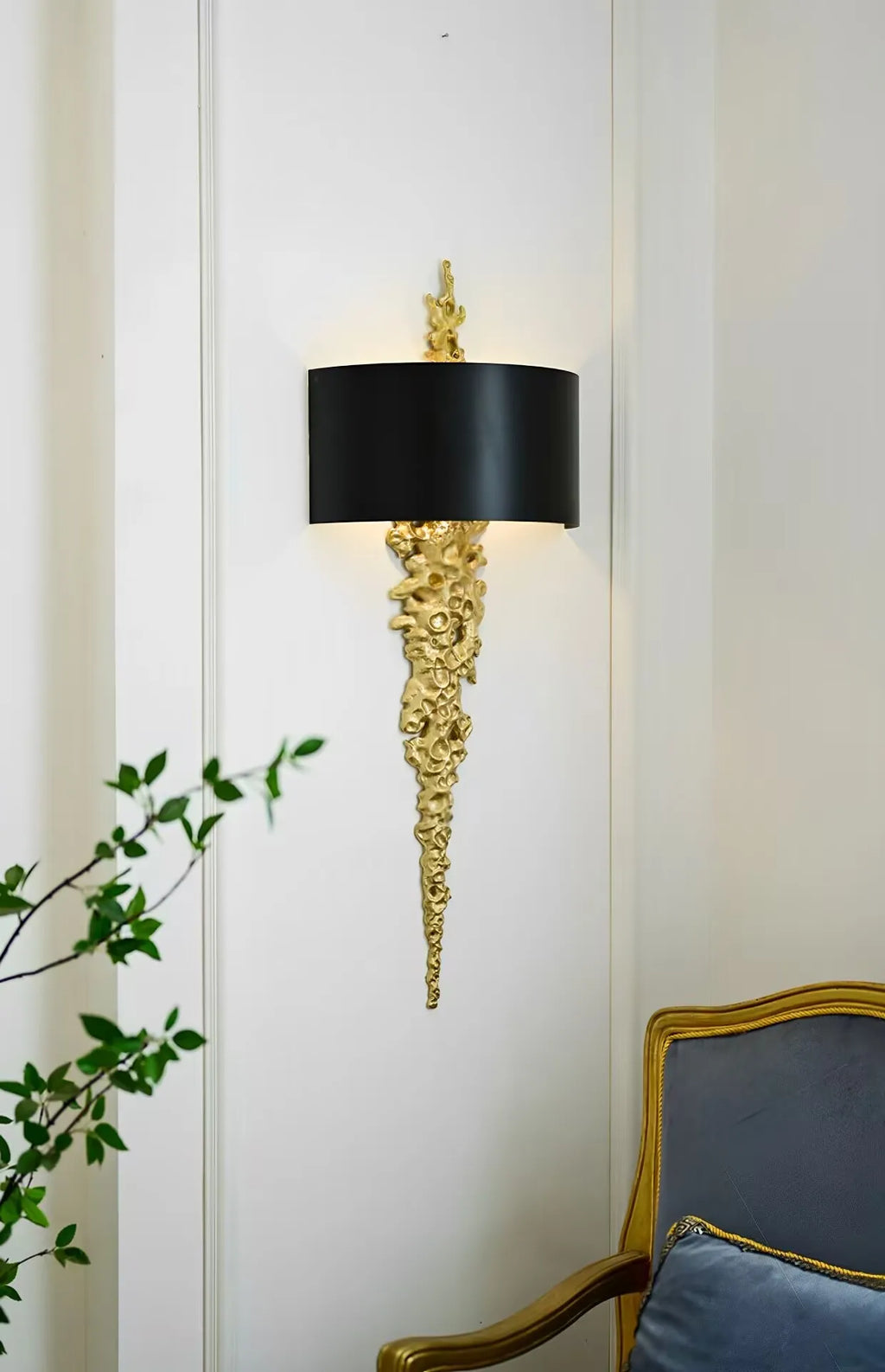 Later, All Copper Living Room Wall Lamps Model Rooms Corridors Lobbies Clubs Artistic Wall Lamps Simple Decorative Wall Light