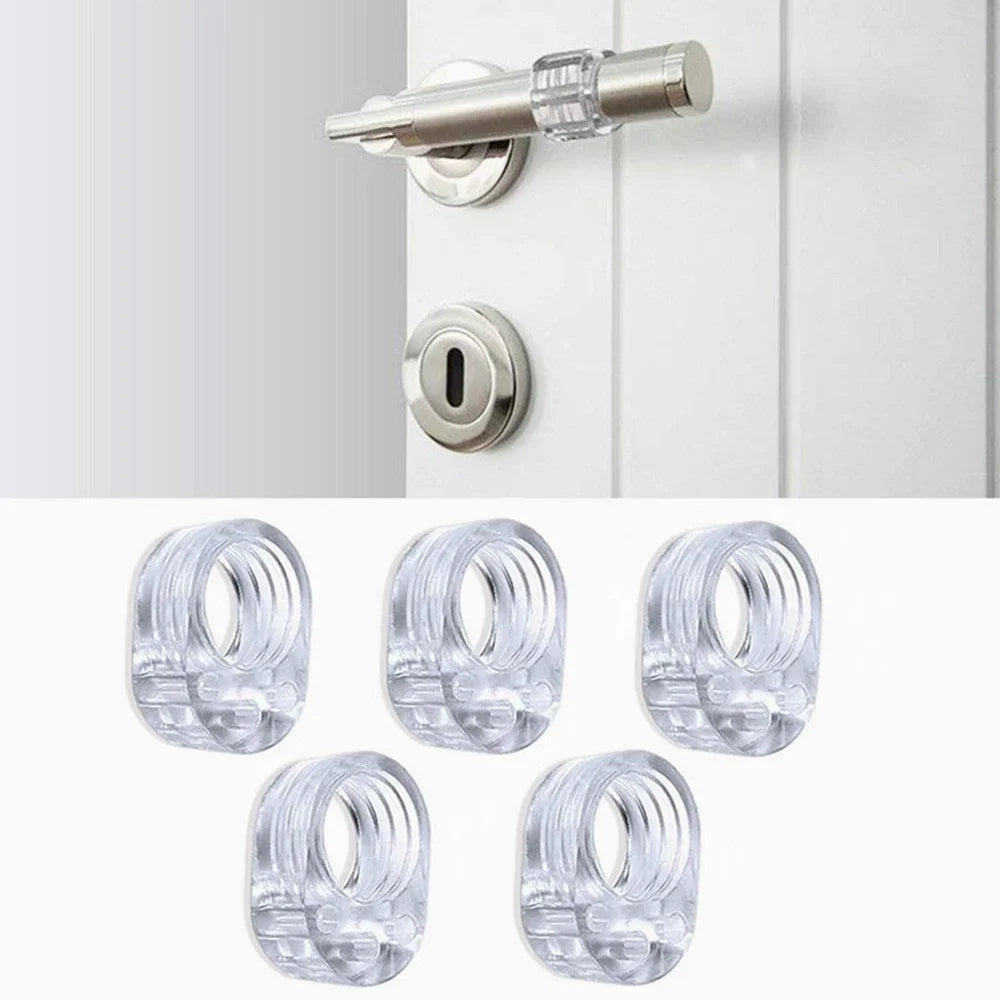 Stop Floor Door Stops Buffer No Drill Door Stopper Home Improvement Furniture Wall Safety Hardware Transparent Supplies Silicone