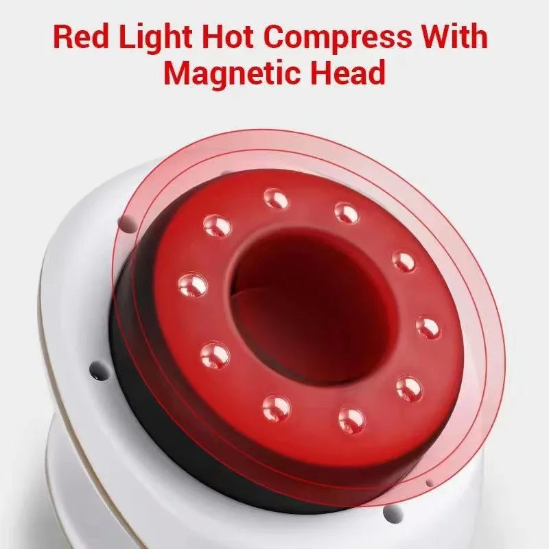 Home Electric Guasha Scraping Massage Cupping Body Massager Vacuum Cans Suction Cup Heating Fat Burner Anti-cellulite Massager