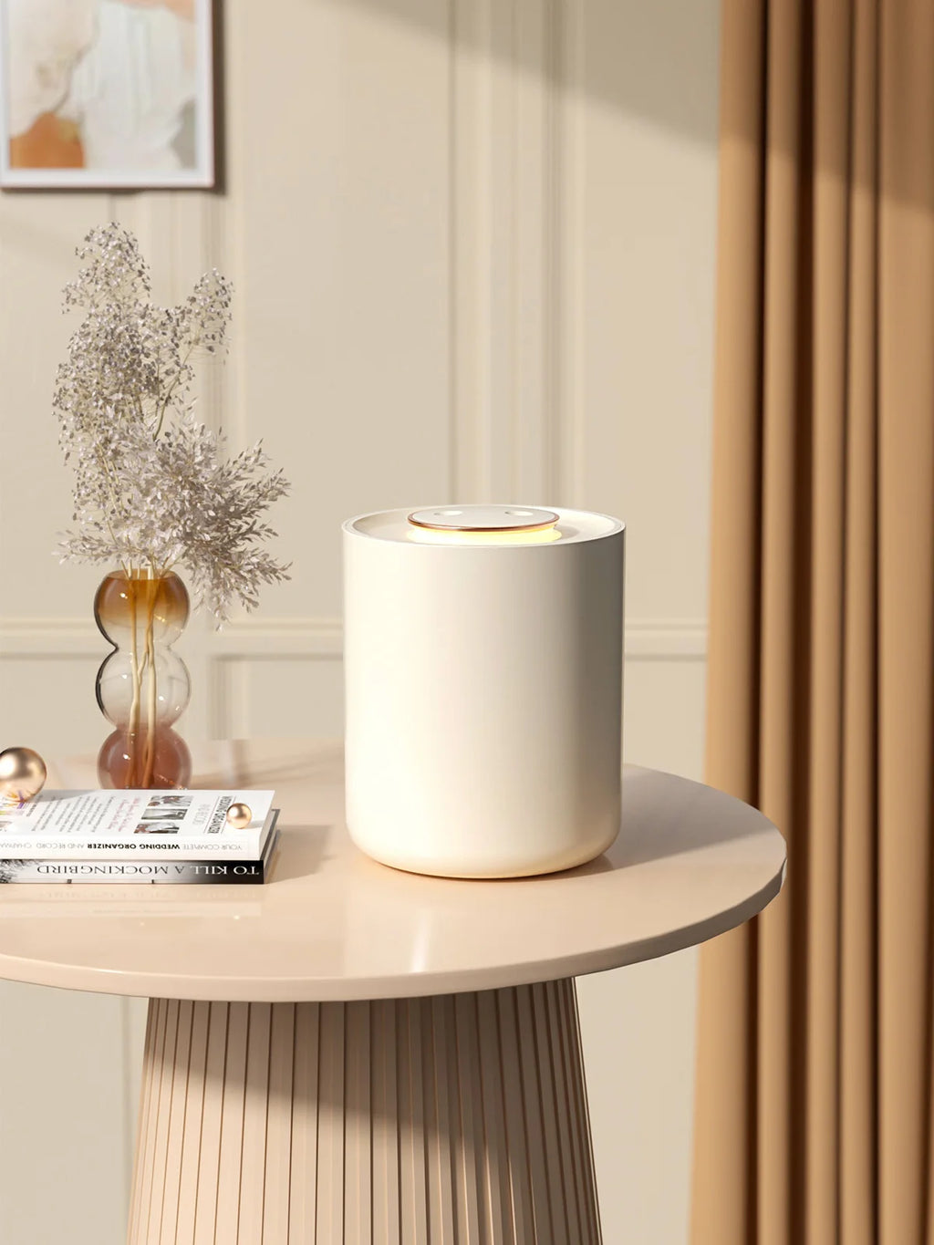 KasyDoff 1500ML Air Humidifier, Professional Home Household Desktop Humidifier, Plant Mist Aroma Diffuser