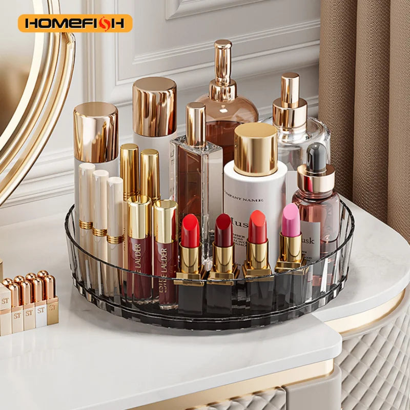 Multi-Purpose Rotating Spice Rack - Efficient Countertop Storage for Kitchen Bathroom